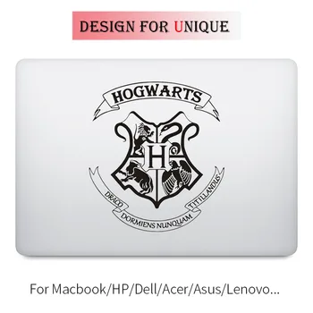 Harry Čarobno Šolo Značko Laptop Decal za Apple Macbook Nalepke Pro Air Retina 11 12 13 15 cm Mac Površine Knjigo, Zvezek Kože