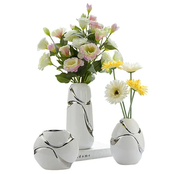 Keramične vaze Nordijska doma okras, posušeni cvet vazo dekor moderna dnevna soba vaza dekorativni ustvarjalni dom poroka dekoracija
