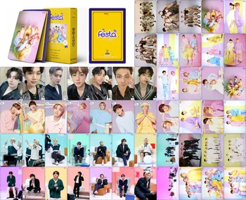 Kpop 54pcs/box Bangtan Fantje FESTA 2021 8. Obletnico Photocard Lomo Kartico korejski Moda za Fante Plakat Slika Navijači na Debelo