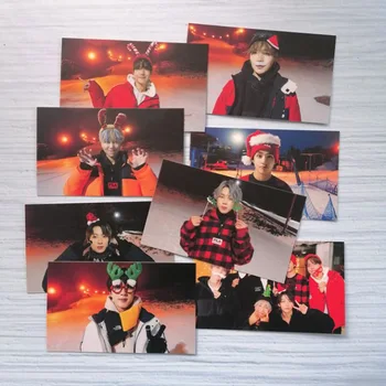 Kpop Bangtan Fantje Zimo Božič Zbirka Postercard Photo Card (Pomnilniška Kartica Lomo Kartico Korejski Moda Za Fante Plakat Slika Navijači Na Debelo