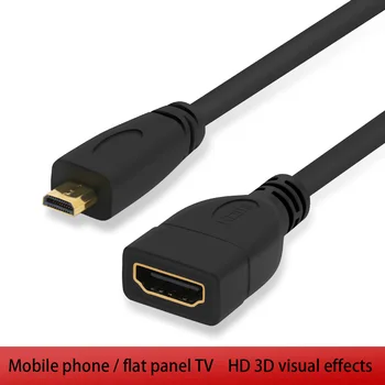 Micro HDMI je združljiv Adapter Micro HDMI 1080P-združljiv Moški HDMI Ženski Kabel Converter for Camera HDMI je združljiv Mikro
