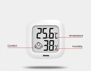 Mini Termometer, Higrometer Digitalni LCD Zaprtih Termometer Soba Merilnika Senzor Merilnik Vremenske Postaje Za Domačo Temperatura Orodja