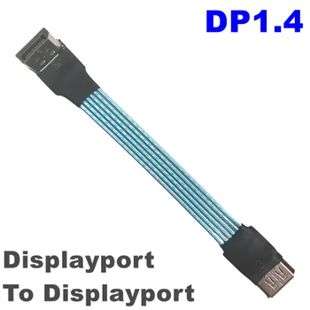 Novo Črno Displayport V1.4 Stanovanje Trak Kabel za 90 Stopinj pod Kotom Ščit FPC DP Za DP1.4 HDR/DSC Extender Za GRAFIČNO procesno enoto za Video Kartice